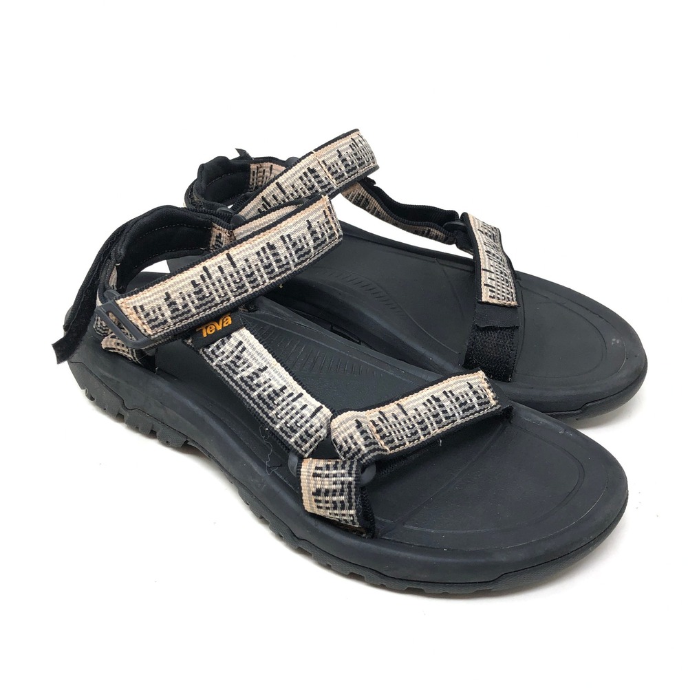 Teva Womens 7 Hurricane XLT2 Sandals Black Geometric Strappy Hiking Shoe